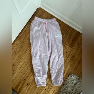 The Bar varsity sweatpants purple/pink